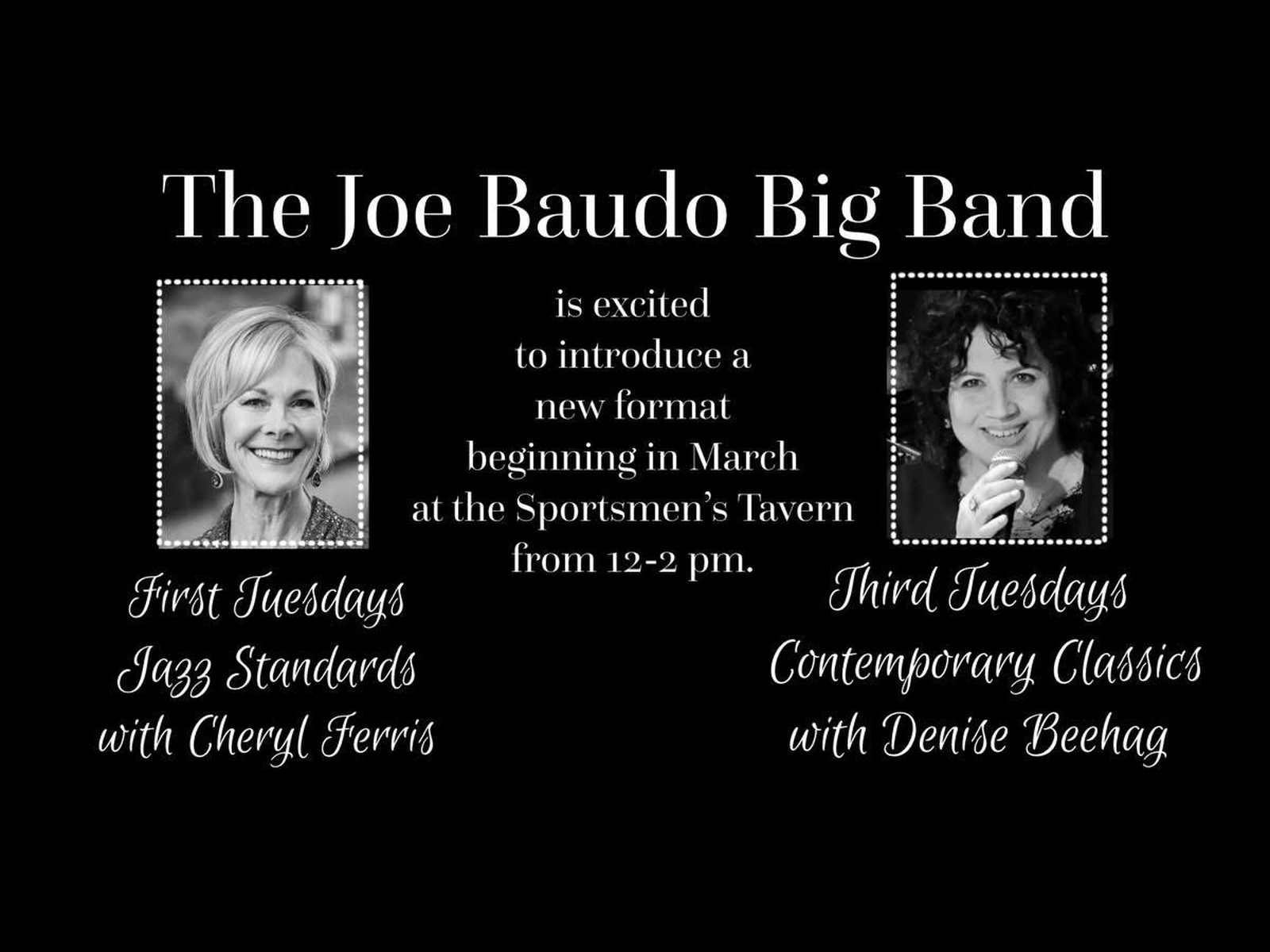 Joe Baudo Big Band Rehearsal at Sportsmens